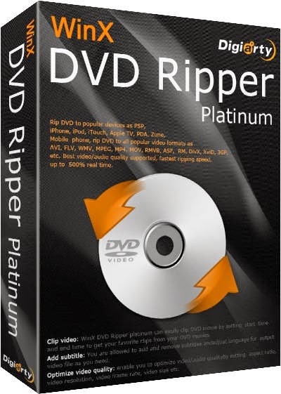  Download WinX DVD Ripper Platinum 7.5. build 061714 free software