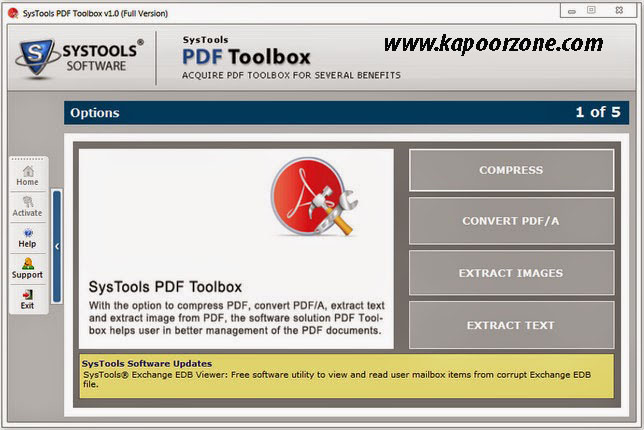 SysTools PDF ToolBox 1.0 Serial Key Crack