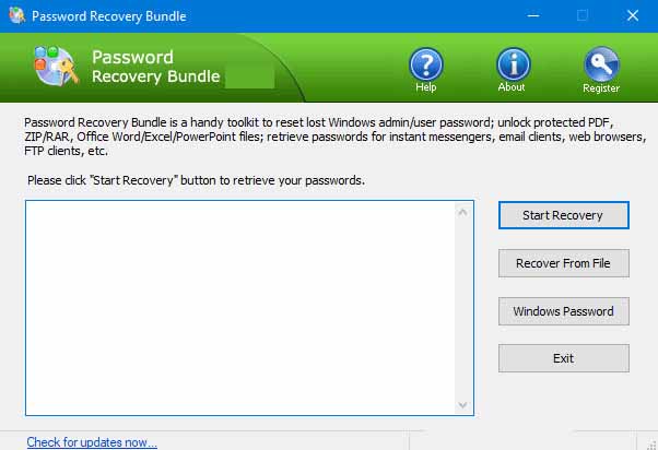 Password Recovery Bundle Free