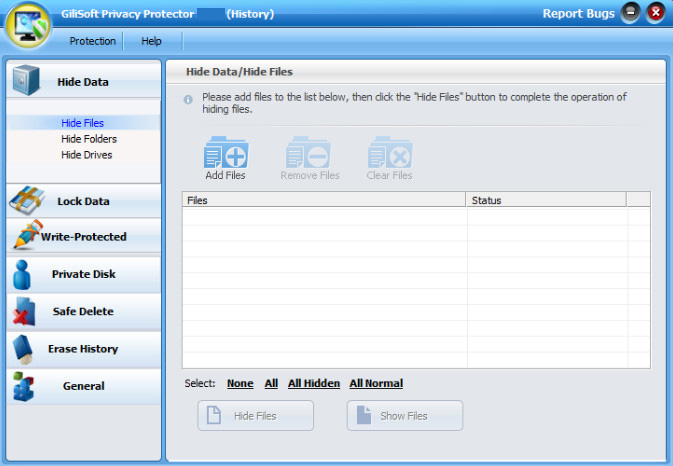 GiliSoft Privacy Protector Free