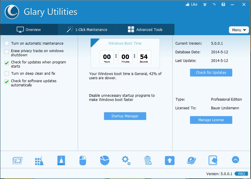 glary utilities professional glary utilities professional