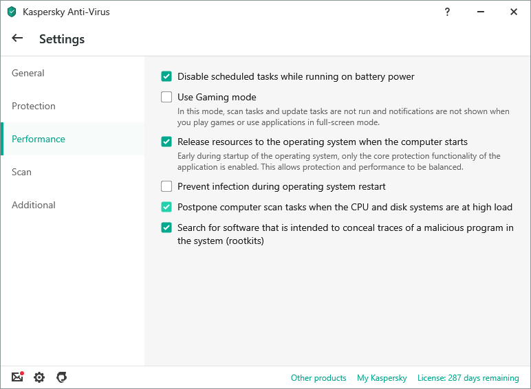 Kaspersky Antivirus Free