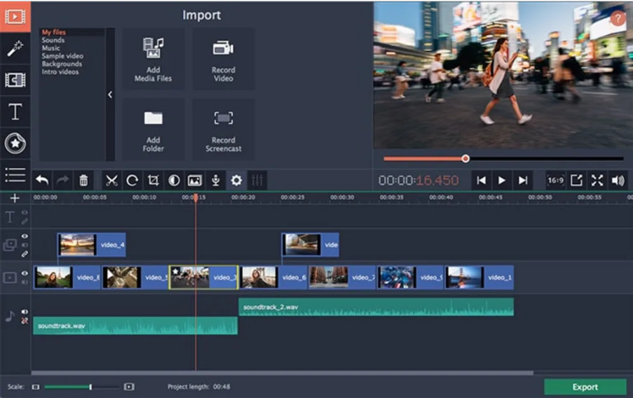 Movavi Video Editor Free