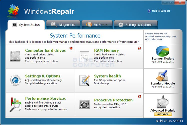 Windows Repair Pro crack
