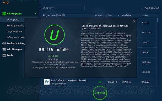 iobit uninstaller pro 8.4 download