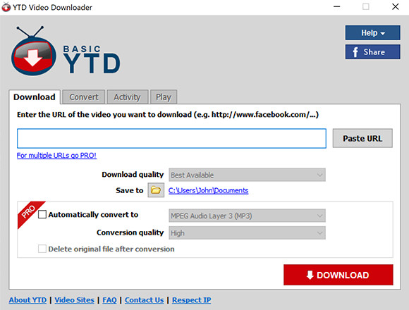 YTD Video Downloader Free