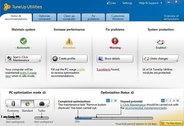 TuneUp Utilities Free