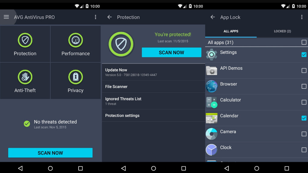 AVG AntiVirus PRO Mobile Security Free