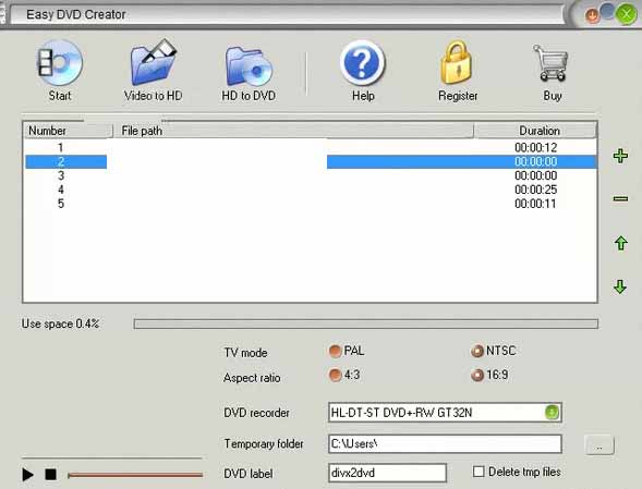 Ether Software Easy DVD Creator Free