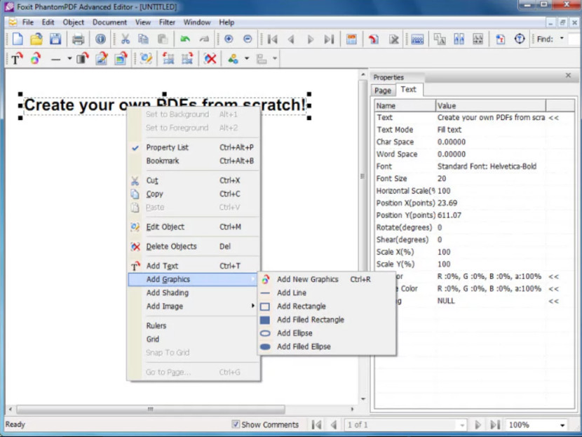 Foxit Advanced PDF Editor Free