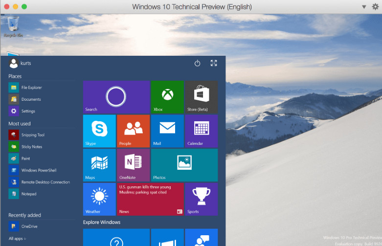 Windows 10 Technical Preview Free